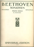 BEETHOVEN: SONATINEN.  - před r. 1930.