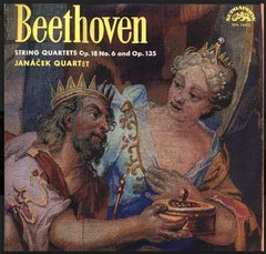 Ludwig van Beethoven, Janáček Quartet ‎– String Quartets Op. 18 No. 6 And Op. 135 / Vinyl, LP
