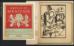 BENEŠ, VINCENC . Kubistické zátiší. Linoryt. - 1914.