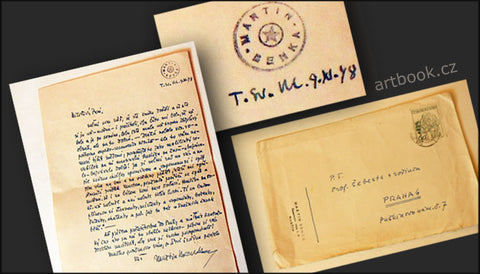 MARTIN BENKA. Dopis s podpisem, dat. 9.11. 1948
