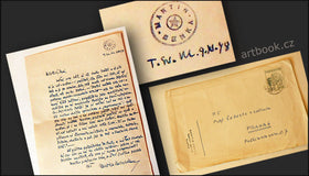 MARTIN BENKA. Dopis s podpisem, dat. 9.11. 1948