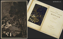 Cyril Bouda. U ohníčku pod stromy, lept 205x145. Hollar - 1927.