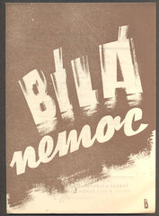 BÍLÁ NEMOC.  Filmový program. Karel Čapek.  - 1937