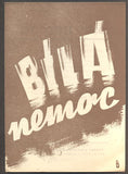 BÍLÁ NEMOC.  Filmový program. Karel Čapek.  - 1937