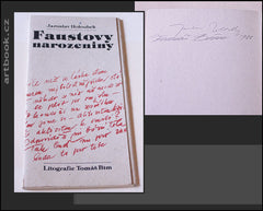 HOLOUBEK, JAROSLAV: FAUSTOVY NAROZENINY. - 1986.