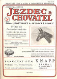 JEZDEC A CHOVATEL - JEZDECKÁ REVUE. - Roč. I., č. 15 - 16, 1933.
