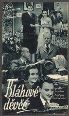 BLÁHOVÉ DĚVČE. - Bio-program v obrazech 1938.