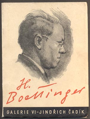 ČADÍK, JINDŘICH: H, BOETTINGER. - 1936.