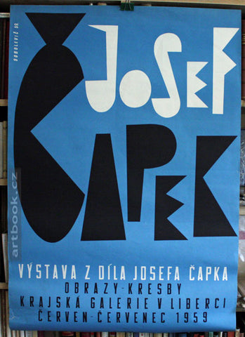 JOSEF ČAPEK - VÝSTAVA Z DÍLA JOSEFA ČAPKA. - 1959.