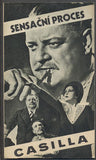 SENSAČNÍ PROCES CASILLA. - Filmový program (1940).