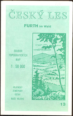Český les / Furt im Wald. Soubor map 1:50 000. Komplet 13 map. - 1991.