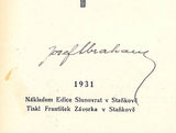 ABRAHAM, JOSEF: CHODSKÉ SONETY. - 1931.