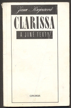 KREJCAROVÁ, JANA: CLARISSA A JINÉ TEXTY.