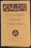 ČTYŘVERŠÍ OMARA CHAJJÁMA. - 1938.