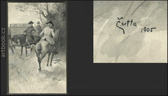ČUTTA, VÁCLAV (1878-1934) - Originální ilustrace. 1905