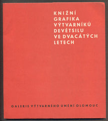 KNIŽNÍ GRAFIKA VÝTVARNÍKŮ DEVĚTSILU VE DVACÁTÝCH LETECH. - 1966.