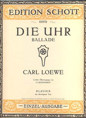 LOEWE, CARL: DIE UHR. BALLADE.