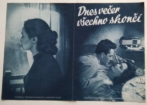 DNES VEČER VŠECHNO SKONČÍ. - 1955.