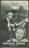 DRUHÁ ŽENA "SERENÁDA". - Bio-program v obrazech 1938.