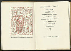 PERIERS; BONAVENTURE DES: O TŘECH SESTRÁCH; - 1948. Ilustrace STEJSKAL. Podpis R. Krátkého.