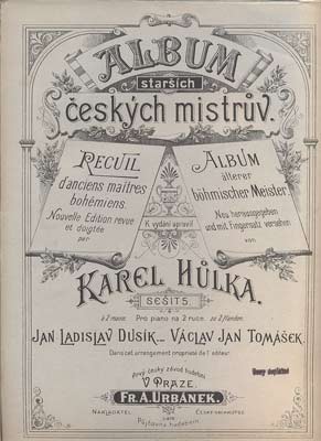 ALBUM STARŠÍCH MISTRŮ: JAN L. DUSÍK - VÁCLAV J. TOMÁŠEK.