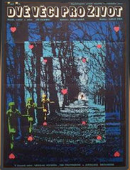 DVĚ VĚCI PRO ŽIVOT. - 1972. Filmový plakát.
