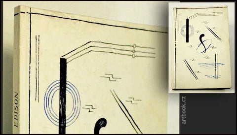 NEZVAL; VÍTĚZSLAV: EDISON. - 1928. 1. vyd., umělecká vazba.