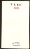 ELIOT, T. S.: ESEJE. - 1972.