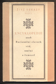ENCYKLOPEDIE ANEB RACIONÁLNÍ SLOVNÍK VĚD, UMĚNÍ A ŘEMESEL. - 1954.