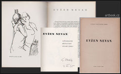 EVŽEN NEVAN. Litografie, monotypy a suché jehly. 26.XI. - 15.XII. 1945.