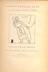SHAW, GEORGE BERNARD: FANNINA PRVNÍ KNIHA. - 1921.