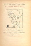 SHAW, GEORGE BERNARD: FANNINA PRVNÍ KNIHA. - 1921.