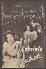 GABRIELA / GABRIELE. - Filmový program 1941.