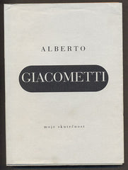 GIACOMETTI, ALBERTO: MOJE SKUTEČNOST. - 1998. De arte.