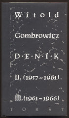 GOMBROWICZ; WITOLD: DENÍK II. (1957 - 1961), III. (1961 - 1966). - 1994.