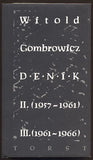 GOMBROWICZ; WITOLD: DENÍK II. (1957 - 1961), III. (1961 - 1966). - 1994.