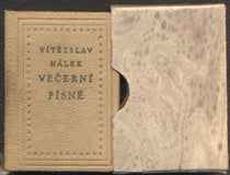 HÁLEK, VÍTĚZSLAV: VEČERNÍ PÍSNĚ. - 1959. /Miniature edition/