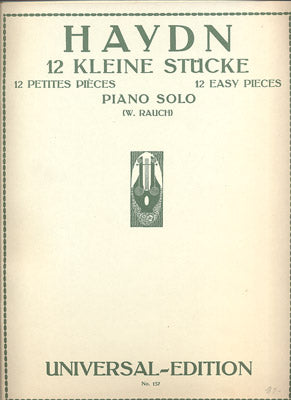 HAYDN, JOS.: 12 KLEINE STÜCKE.