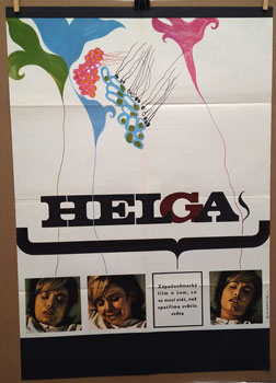 HELGA. -1968.  Filmový plakát.