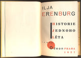 ERENBURG, ILJA: HISTORIE JEDNOHO LÉTA. - 1927.