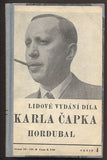 ČAPEK, KAREL: HORDUBAL. - 1939.