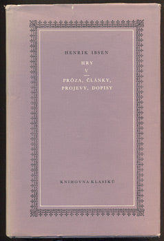 IBSEN, HENRIK: HRY V. - 1960.