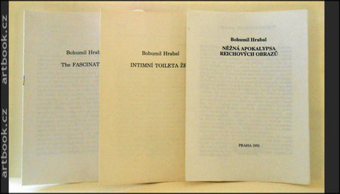 BOHUMIL HRABAL - Pražská imaginace, 5 sešitů 2x podpis.