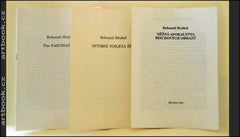 BOHUMIL HRABAL - Pražská imaginace, 5 sešitů 2x podpis.