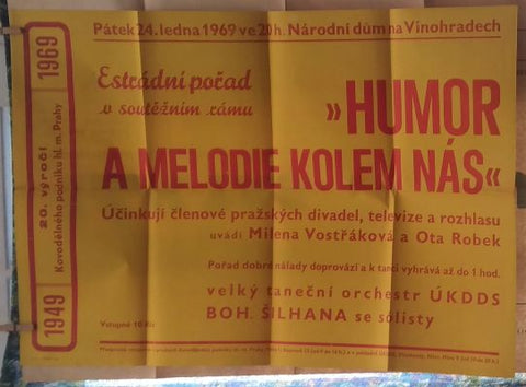 HUMOR A MELODIE KOLEM NÁS. - 1969.