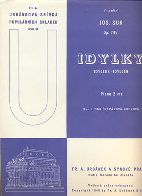 SUK, JOS.: IDYLKY. - 1940.