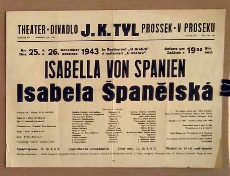 ISABELLA VON SPANIEN - ISABELA ŠPANĚLSKÁ. - 1943.