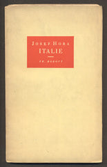 HORA, JOSEF: ITALIE. - 1933.