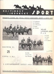 DOSTIHOVÝ A JEZDECKÝ SPORT. - Roč. VI., č. 21, 1931.