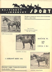 DOSTIHOVÝ A JEZDECKÝ SPORT. - Roč. VI., č. 17, 1931.